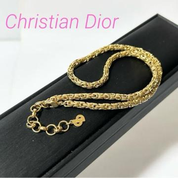 Christian Dior �N���X�`���� �f�B�I�[�� �`�F�[�� �l�b�N���X �A�N�Z�T���[ �S�[���h ���f�B�[�X