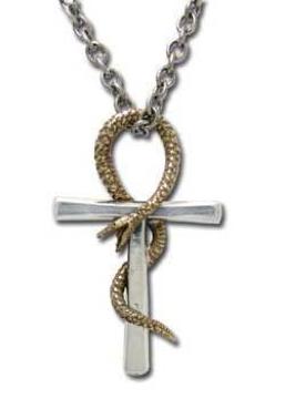 Alchemy Ghothic: Ankh of Tau pendant