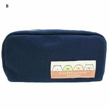 【すみっコぐらし】可愛い♪コスメ.デジカメ.筆記具.小物 Wジップポーチ