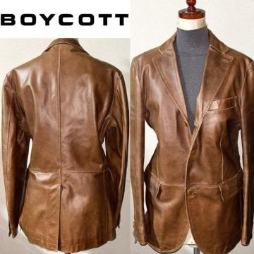 BOYCOTT ���v ���U�[ �W���P�b�g �e�[���[�h �A�E�^�[ �R�[�g���C�_�[�X �Z���N�g �h���X �A���J�W ���[�N �~���^���[�n