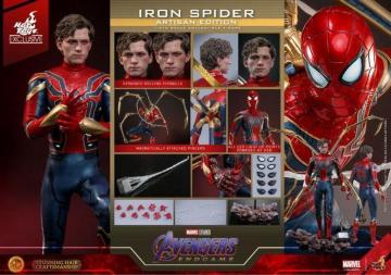 �z�b�g�g�C�Y MMS762AE �A�x���W���[�Y�^�G���h�Q�[�� �A�C�A���E�X�p�C�_�[ 1/6Avengers Iron Spider
