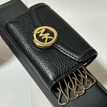 MICHAEL KORS �}�C�P���R�[�X �t���g�� 35F9GFTP5L �u���b�N ���U�[ �L�[�P�[�X
