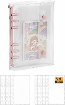 �V�[���� ���̎q ���� a6 �o�C���_�[ 6�� �傫�� 196x132mm �͂����� �l�ߑւ� �|�P�b�g���t�B��10���t�� �s���N