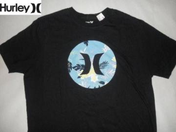 USAw T[tnyHurleyzPREMIUM FIT LOGOvgT US S BLK