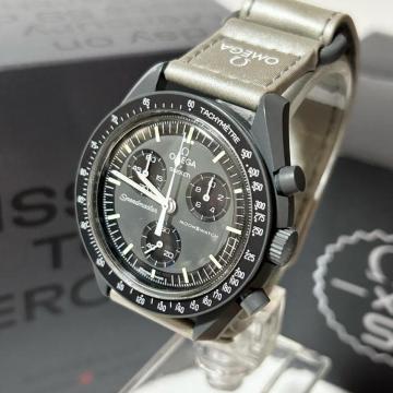 OMEGA �I���K �X�E�H�b�` �X�s�[�h�}�X�^�[ �}�[�L�����[ SO33A100 QZ �N���m �O���[������ �����Y�r���v