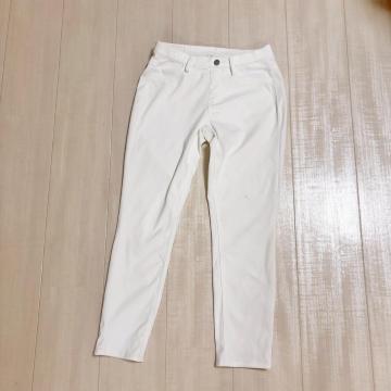 ◆UNIQLO/ユニクロ◆ウルトラストレッチクロップドレギンスパンツ★ホワイトS*秋コーデ♪
