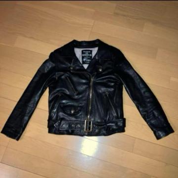 MAISON DE REEFUR メゾンドリーファー 羊革 ライダースジャケット 革ジャン 38 ダブルライダース
