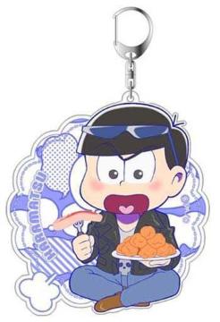 ☆送料無料☆おそ松さん☆もぐもぐアクリルキーホルダー☆カラ松☆新品未開封☆