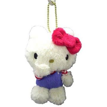 《New》キティちゃん(ふわふわ*レトロ)★ボールチェーン付・マスコット/キーホルダー