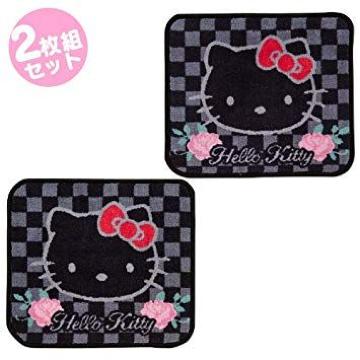 《New》キティちゃん★ローズ・リア用・すべり止め加工*カーマット<2枚組セット>