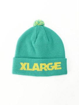 新品 XLARGE エクストララージ ポンポン ニットキャップ STANDARD LOGO POMPOM BEANIE ビーニー