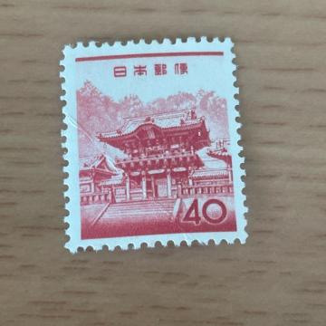 記念切手 昭和切手 国宝 東照宮陽明門 1962年 昭和37年 40円各1枚 バラ 未使用 特殊切手