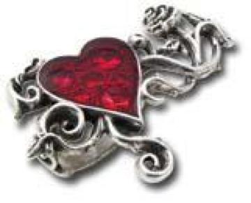 Alchemy Gothic: Bed of Blood Rose ring