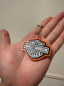 HARLEY-DAVIDSON �n�[���[�_�r�b�h�\�� ���S �L�[�z���_�[  �I�����W ��