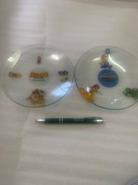 スーパーマリオ強化ガラスプレート2枚セット