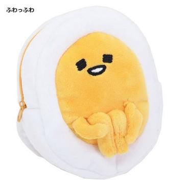 【ぐでたま】可愛い♪コスメ.デジカメ.スマホ携帯.小物入れ ぷっくりポーチ