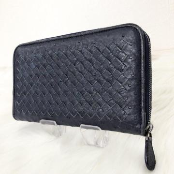 �y�󏭁z BOTTEGA VENETA �{�b�e�K���F�l�^ �����z �C���g���`���[�g �I�[�X�g���b�` ���E���h�t�@�X�i�[ �l�C�r�[