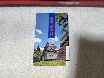 テレカ 50度数 青葉城 隅櫓 フリー110#9248 未使用