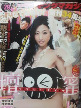 プレミア化してるよう!壇蜜表紙&巻頭カラー!押切蓮介、押見修造読み切り!創刊34周年!「ヤングマガジン2014年29号」送料無料。
