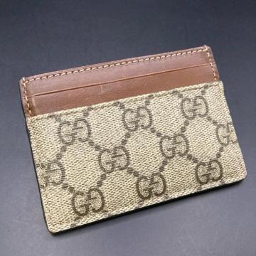 即決 GUCCI グッチ GGスプリーム カードケース