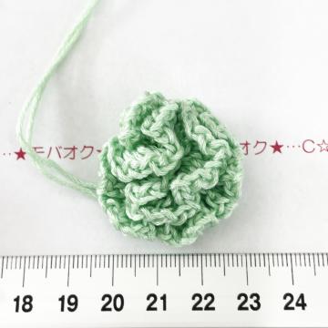 27*ハンドメイド♪お花モチーフ ケイトウ 糸付き 28