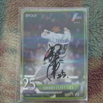 EPOCH 2025 NPB BASEBALL CARDS َR  1/1MTCJ[h