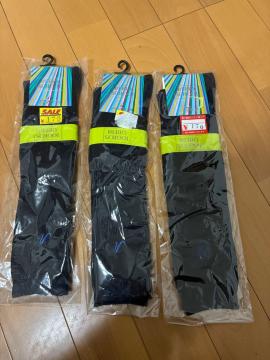 BERRY SCHOOL �w���p �n�C�\�b�N�X �� 3���Z�b�g 23-25cm �X�N�[���\�b�N�X