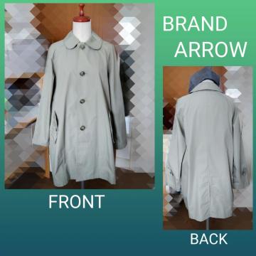 BRAND ARROW AR-9021 M�T�C�Y �X�v�����O�R�[�g �O���[���x�[�W�� �|���G�X�e������ �ʋC����