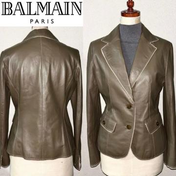 �V�i �߂� ���i BALMAIN �o���}�� ���� �_�炩 �r�v ���� ���U�[ �W���P�b�g �C�O�u�����h �n�C�u�����h �t�A�E�^�[