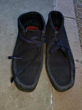 CLARKS   Wallabee �N���[�N�X�@�����r�[�@���@23.5cm