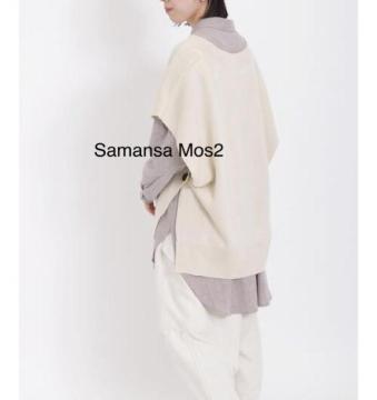 新品 Samansa Mos2★ゆったりベスト