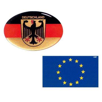 500982 R.A.C �N���X�^�� �f�R�G���u���� �t���b�O ���S&EU�}�[�N�Z�b�g