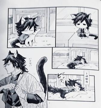 鬼滅の刃同人誌「きょうのおねこ」《冨岡義勇×竈門炭治郎