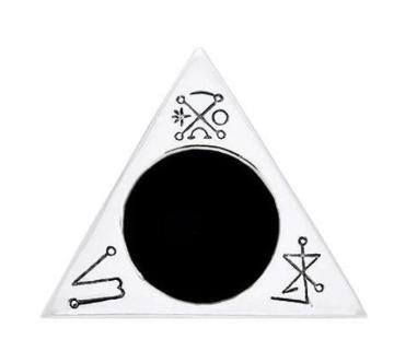PS: Invoking Triangle Silver Pendant