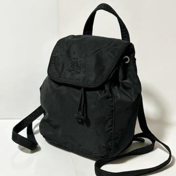 ���i PRADA �v���_ �h�J���S �i�C���� �~�j �����b�N �T�b�N �n���h�o�b�O �u���b�N �V���o�[����