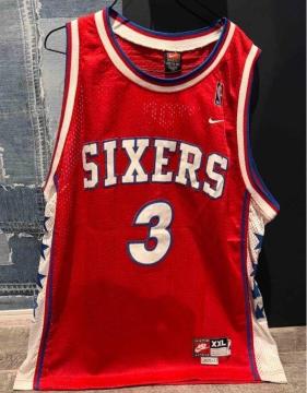 Allen Iverson/�A�����A�C�o�[�\��/NBA/�o�X�P/���j�t�H�[��/NIKE/�Q�[���W���[�W/vintage/�r���e�[�W