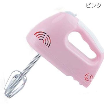 ハンドミキサー 5段階スピード切り替え HM-006 ピンク