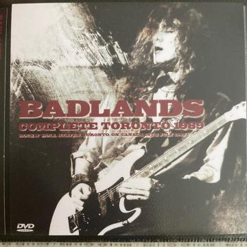 AՁ@BADLANDS / COMPLETE TORONTO 1989 DVD