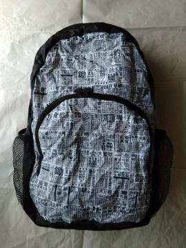 ZDI@`@G.O.D.'Newspaper' Foldable BackpackwVx܂肽ݎobNpbN@bN