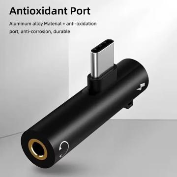 USB-Cto3.5mm�I�[�f�B�I�w�b�h�z���A�_�v�^�[&�[�d��2in1HiFiDAC�}���[�d�w�b�h�z��