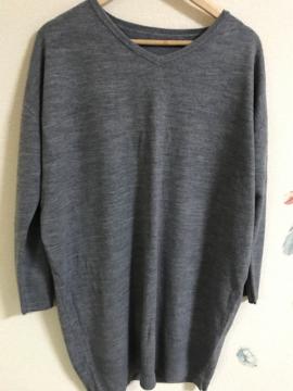 ☆新品未カシミヤタッチゆったりコクンニットセーターワンピース