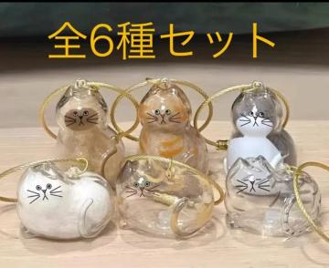 うちの子のけだまだま風 全6種セット ガチャ ねこ ネコ 猫 毛玉 キーホルダー