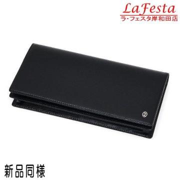 ◆ 本物 新品同様 ◆ カルティエ パシャ ドゥ 2つ折り長財布 小銭入れ付き レザー ブラック 黒 カード 箱 L3000440