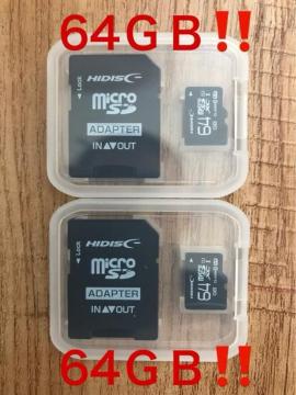 microSDJ[h 64GBy2Zbgz(SDJ[hƂĂgp\!)