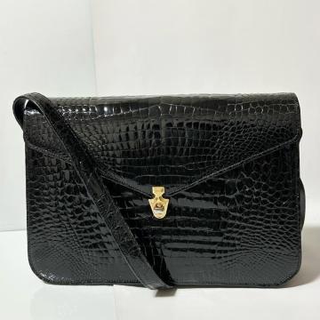 美品 最高品質 本革 クロコダイル ショルダーバッグ 肩掛け バッグ エキゾチックレザー