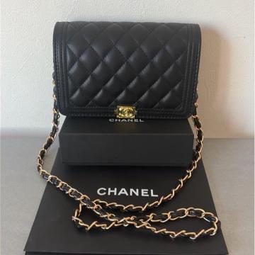CHANEL�V�����_�[�o�b�O�@�S�[���h�`�F�[���@�u���b�N�@���i���kOK