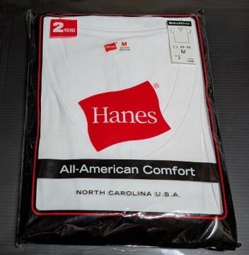 Hanes All-American Comfot �[V�l�b�NT�V���c �l �z���C�g 2���g �V�i ���g�p �ۊǕi �w�C���Y