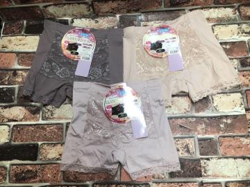 『3色から2枚組』お腹スッキリ!綿混1分丈ショーツガードル