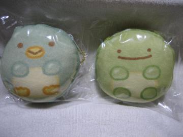 すみっコぐらし 小銭入れ 2種 とかげ(本物)パン/ぺんぎん(本物)パン