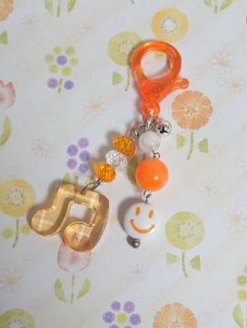 ハンドメイド♪ジャラジャラ★”ビーズチャームDスマイル